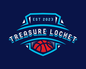 Basketball League Sports logo design