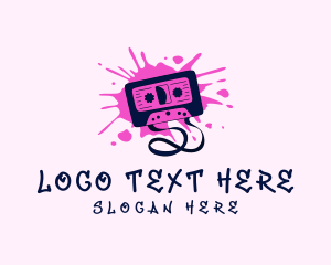 Splatter - Hip Hop Mix Tape logo design