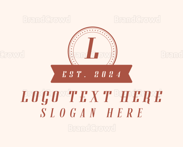 Generic Circle Banner Business Logo