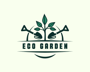 Plant Shovel Landscaping logo design