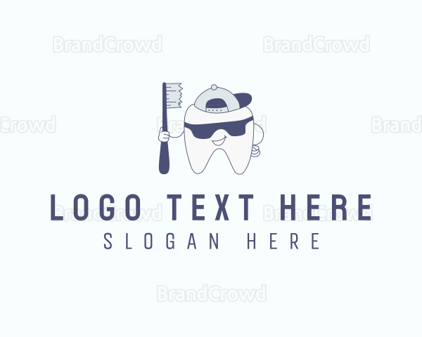 Tooth Toothbrush Dentist Logo