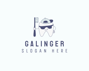 Tooth Toothbrush Dentist Logo