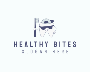 Tooth Toothbrush Dentist logo design