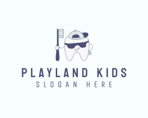 Tooth Toothbrush Dentist logo design