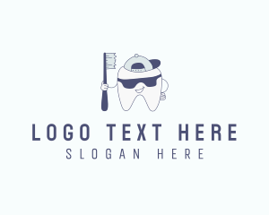Tooth Toothbrush Dentist Logo