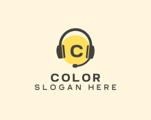 Podcast - Music Headphones Podcast logo design