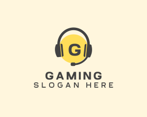 Social - Music Headphones Podcast logo design