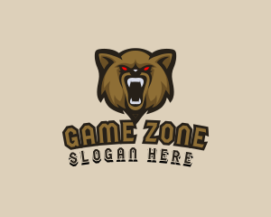 Growling Bear Gaming logo design