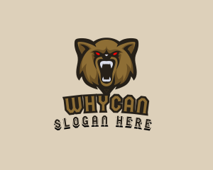 Bear - Growling Bear Gaming logo design