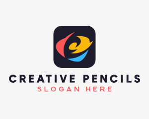 Creative Digital Swoosh logo design