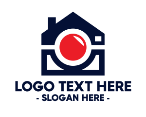 Photo Booth - House Recording Camera logo design