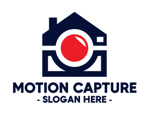 Footage - House Recording Camera logo design
