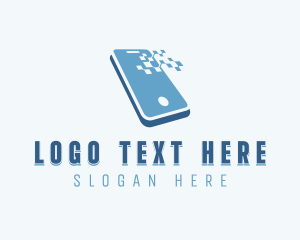 Cyber - Electronics Technician Mobile logo design