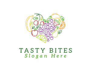 Delicatessen - Natural Fresh Fruits logo design