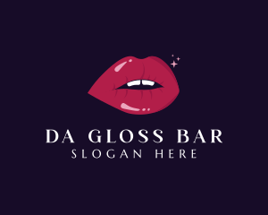 Lip Gloss Beauty logo design