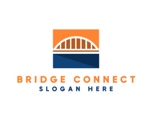 Bridge - Bridge Structure Architecture logo design