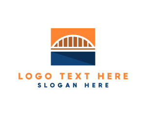 Iconic - Bridge Structure Architecture logo design