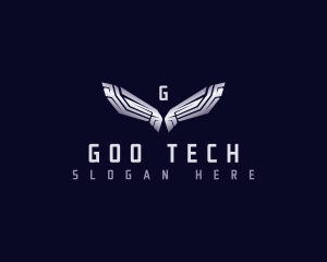 Mechanical Tech Wings logo design