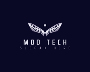 Mechanical Tech Wings logo design