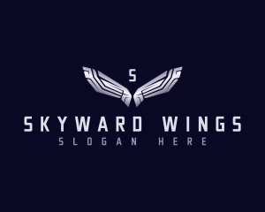 Mechanical Tech Wings logo design