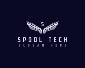 Mechanical Tech Wings logo design