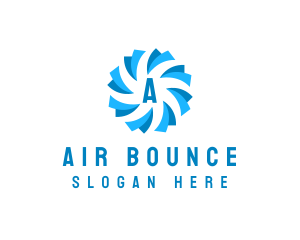 Air Cooling Ventilation logo design