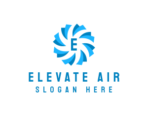 Air Cooling Ventilation logo design