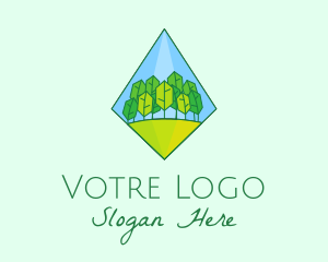 Diamond Forest Arborist Logo