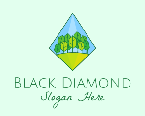 Diamond Forest Arborist logo design