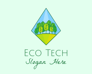 Ecosystem - Diamond Forest Arborist logo design