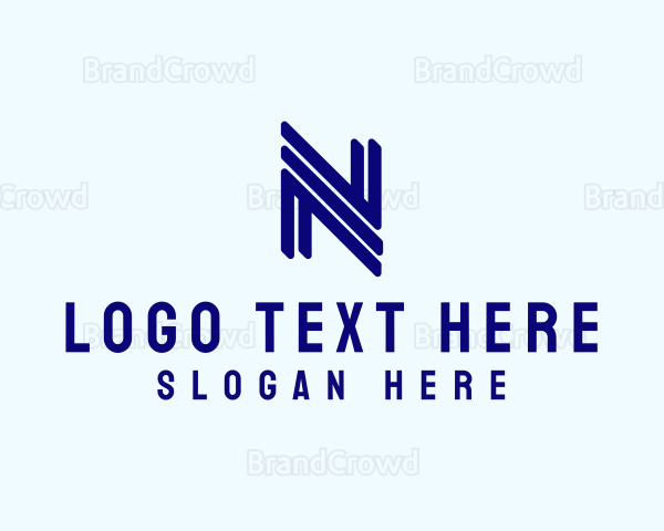 Technology Business Letter N Logo