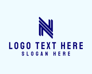 Startup - Technology Business Letter N logo design