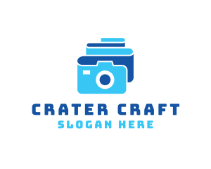 Camera Film Reel logo design