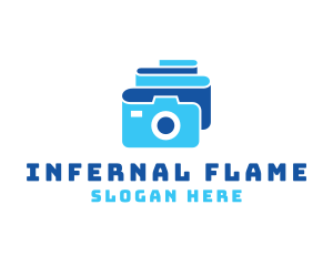 Camera Film Reel logo design