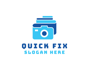 Camera Film Reel logo design