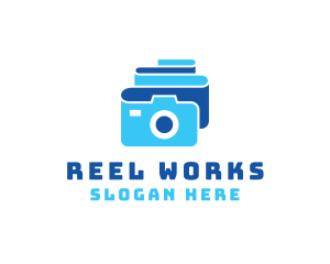 Reel - Camera Film Reel logo design