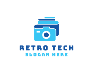 Camera Film Reel logo design