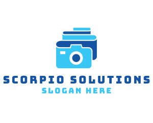 Camera Film Reel logo design