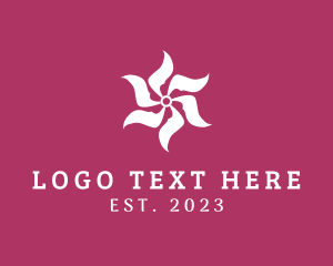 Sauna - Flower Massage Spa logo design