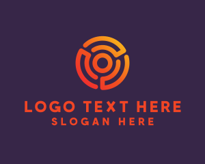 Target - Digital Spiral Target logo design