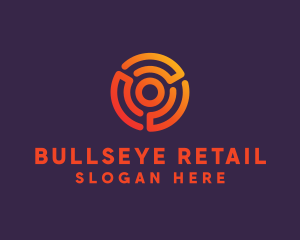 Target - Digital Spiral Target logo design