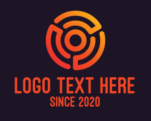 General - Digital Orange Target logo design