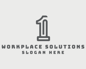 Office - Office Clip Number 1 logo design