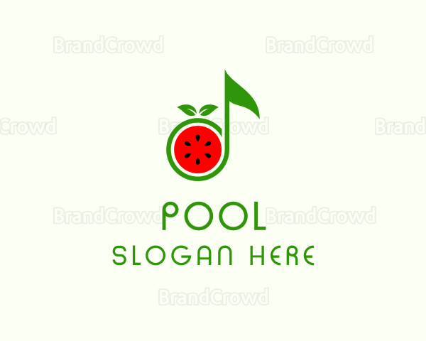 Watermelon Music Tone Logo