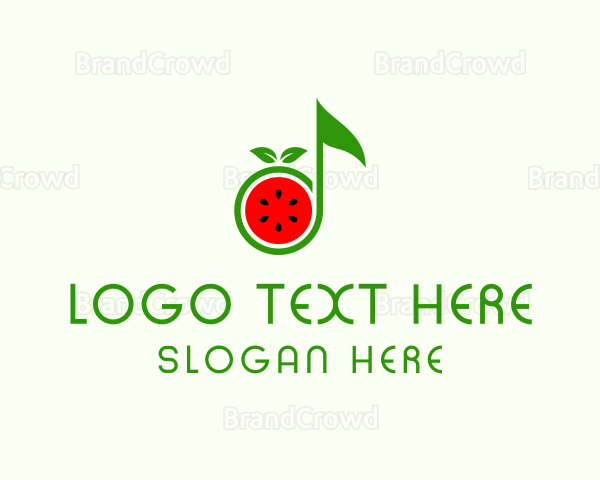 Watermelon Music Tone Logo