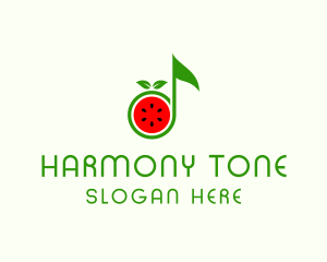 Tone - Watermelon Music Tone logo design