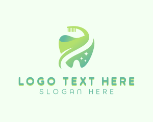 Toothpaste - Dental Hygiene Toothbrush logo design