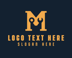 Tradesman - Handyman Tools Letter M logo design