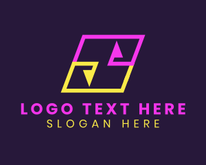 Logistics - Box Arrows Letter S logo design
