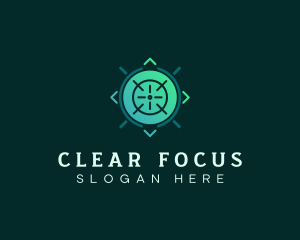 Focus - Crosshair Shooting Range logo design